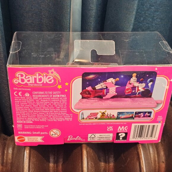 Barbie Mini BarbieLand The Movie Vehicle Collection Rocket Ship - Picture 4 of 8